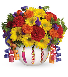 Teleflora's Brilliant Birthday Blooms from Victor Mathis Florist in Louisville, KY